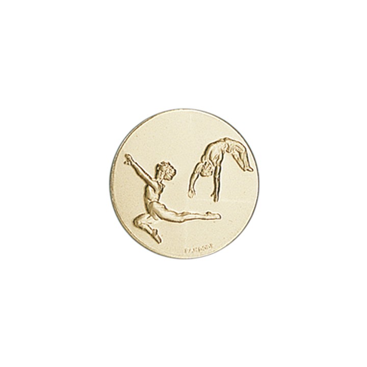 DISCO DORADO GIMNASIA Ø 5 CM