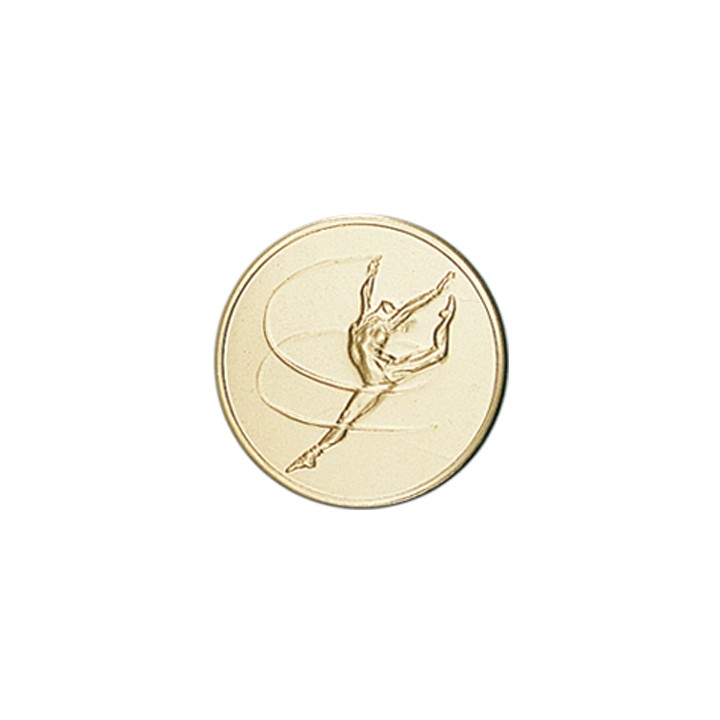 DISCO DORADO GIMNASIA Ø 5 CM
