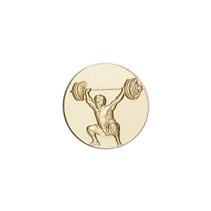 DISCO DORADO PESAS Ø 5 CM