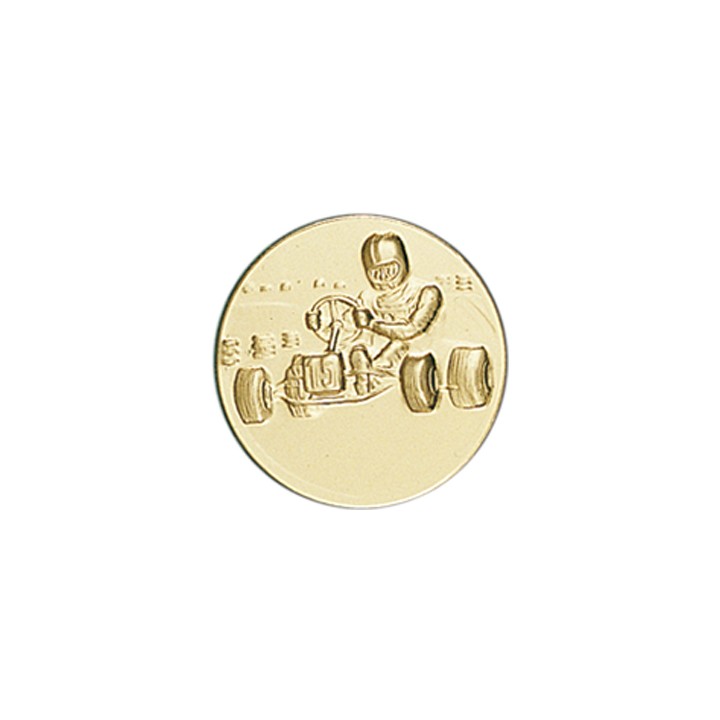 DISCO DORADO KARTS Ø 5 CM