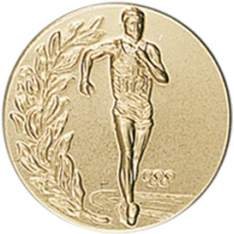 DISCO DORADO ATLETISMO Ø 5 CM
