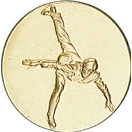 DISCO DORADO PATINAJE MASCULINO Ø 2,5 CM