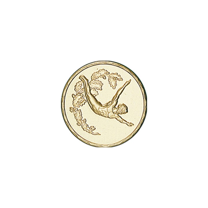 DISCO DORADO NATACION Ø 2,5 CM
