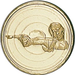 DISCO DORADO TIRO Ø 2,5 CM