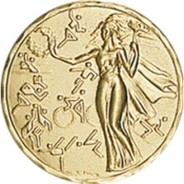 DISCO DORADO VICTORIA Ø 2,5 CM