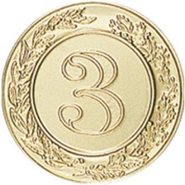 DISCO DORADO Nº 3 Ø 2,5 CM