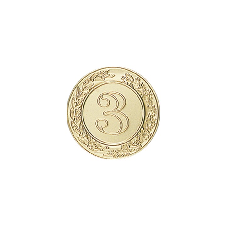 DISCO DORADO Nº 3 Ø 2,5 CM