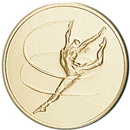 DISCO DORADO GIMNASIA Ø 2,5 CM