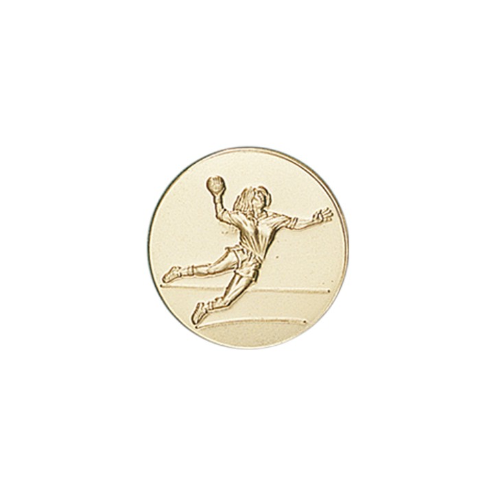 DISCO DORADO BALONMANO FEMENINO Ø 2,5 CM