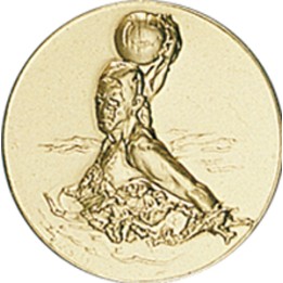 DISCO DORADO WATERPOLO Ø 2,5 CM