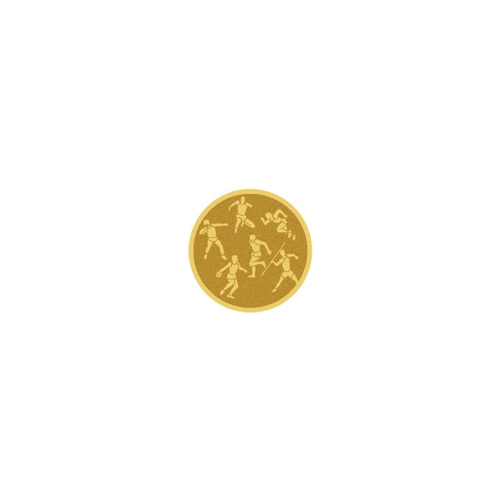 DISCO DORADO AUTOADHESIVA MULTIDEPORTES Ø 5 CM