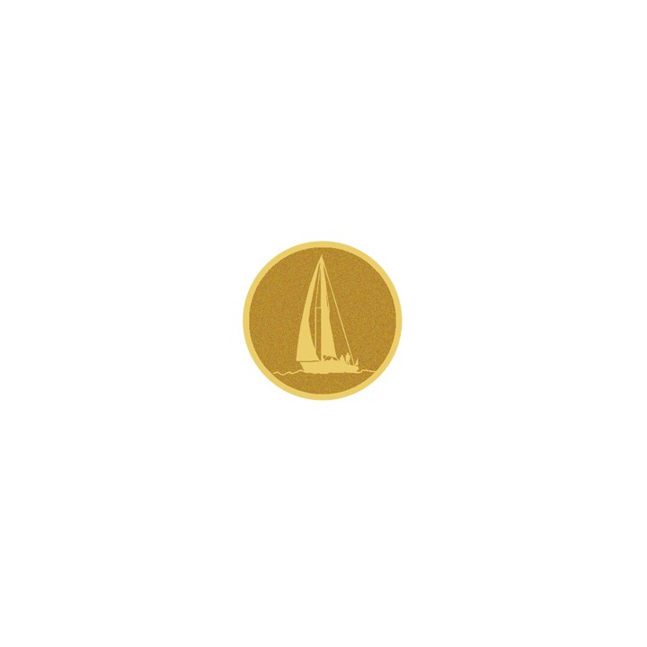 DISCO DORADO AUTOADHESIVA VELA Ø 5 CM
