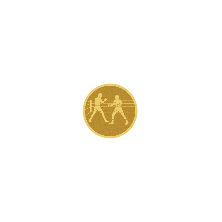 DISCO DORADO AUTOADHESIVA BOXEO Ø 5 CM