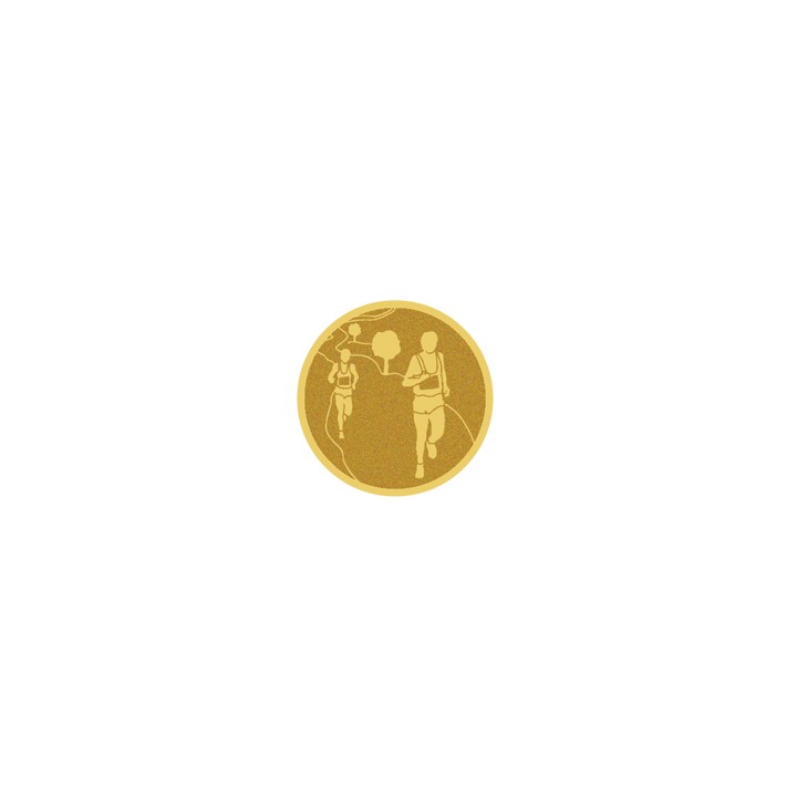 DISCO DORADO AUTOADHESIVA CARRERA Ø 2,5 CM