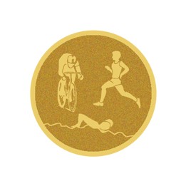 DISCO DORADO AUTOADHESIVA TRIAHLON Ø 2,5 CM