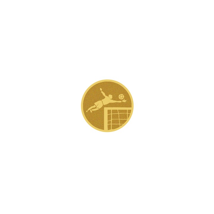 DISCO DORADO AUTOADHESIVA PORTERIA Ø 2,5 CM