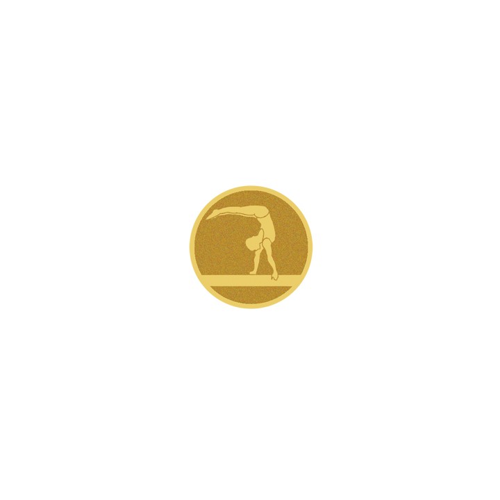 DISCO DORADO AUTOADHESIVA GIMNASIA Ø 2,5 CM