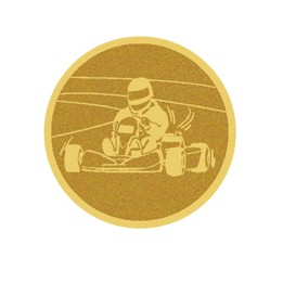 DISCO DORADO AUTOADHESIVA KARS Ø 2,5 CM