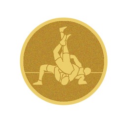 DISCO DORADO AUTOADHESIVA LUCHA Ø 2,5 CM