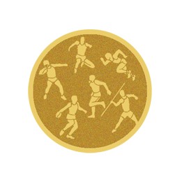 DISCO DORADO AUTOADHESIVA MULTIDEPORTES Ø 2,5 CM