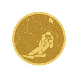 DISCO DORADO AUTOADHESIVA SKY Ø 2,5 CM