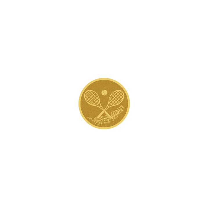 DISCO DORADO AUTOADHESIVA TENIS Ø 2,5 CM