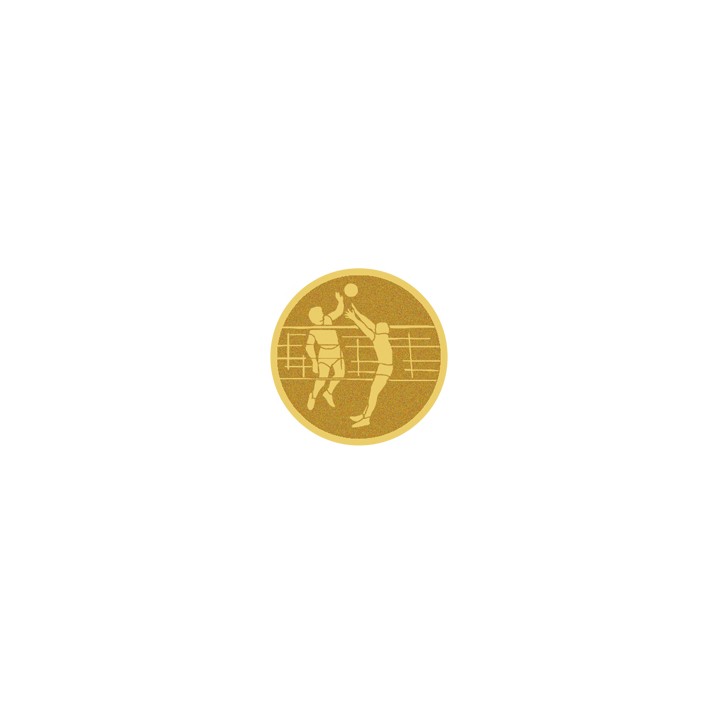 DISCO DORADO AUTOADHESIVA VOLEIBOL Ø 2,5 CM