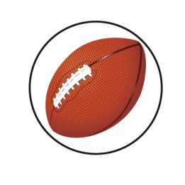 DISCO EPOXY RUGBY Ø 5 CM