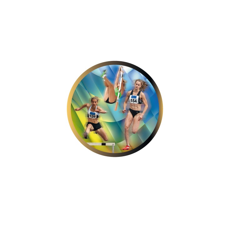 DISCO EPOXY TRIATLON FEMENINO Ø 5 CM