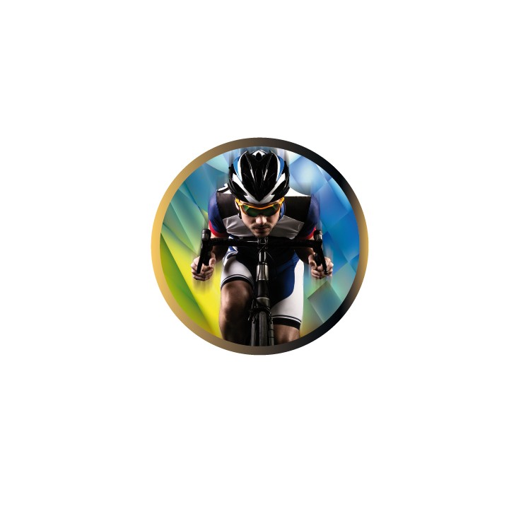 DISCO EPOXY CICLISMO Ø 5 CM