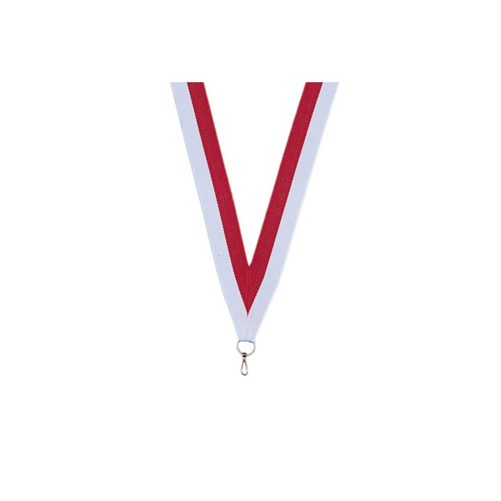 CINTA ROJA/BLANCA 10mm