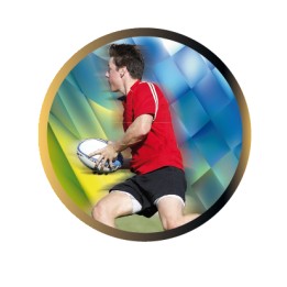 DISCO EPOXY RUGBY Ø 5 CM