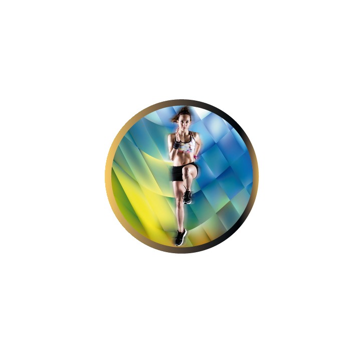 DISCO EPOXY ATLETISMO FEMENINO Ø 2,5 CM