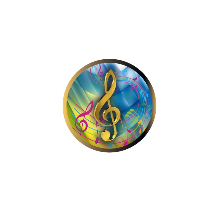 DISCO EPOXY NOTA MUSICAL Ø 2,5 CM