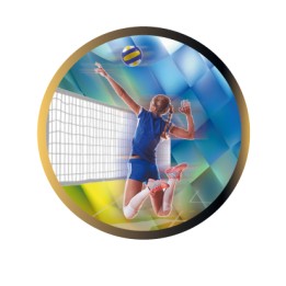 DISCO EPOXY VOLEYBOL FEMENINO Ø 2,5 CM