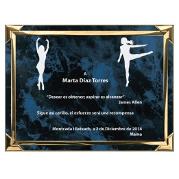 SOLO PLACA. 12 x 9  CM [M60,M11,M50-E44] (GPC2015-)