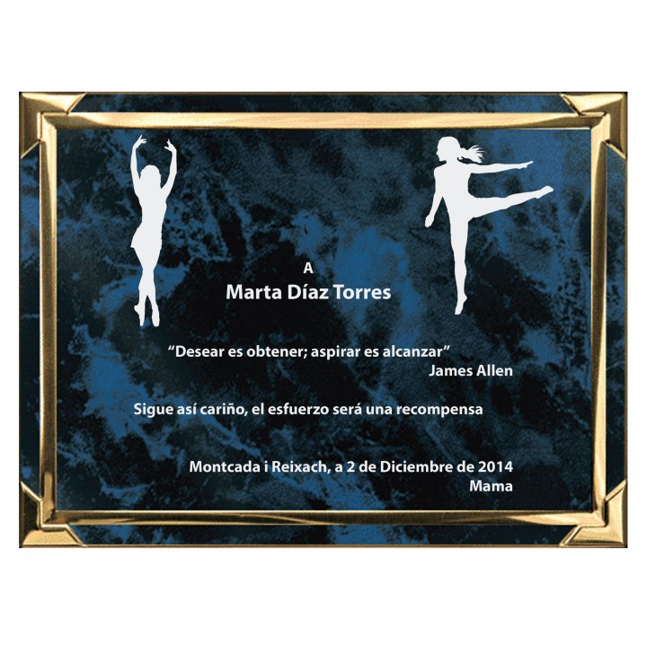 SOLO PLACA. 12 x 9  CM [M60,M11,M50-E44] (GPC2015-)