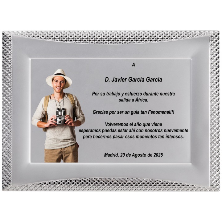 SOLO PLACA. 20 x 15 CM [M62, M13,M142,M83,M52, M93-E48] (GPC2015+)