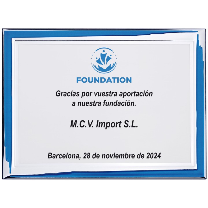 SOLO PLACA. 18 x 13 CM [M61, M12,M141,M82,M51-E46] (GPC2015+)