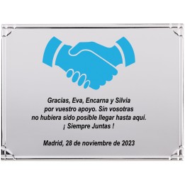 SOLO PLACA. 18 x 13 CM [M61, M12,M141,M82,M51-E46] (GPC2015+)