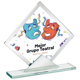 CRISTAL ESP. SUBLIMACIÓN 14 CM (S1)