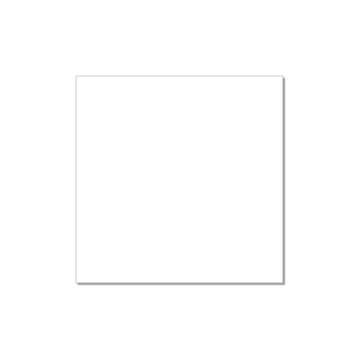 PLACA A LUMINIO BLANCA ESP. SUBLIMACIÓN 6,5 x 6,5 CM (S1)